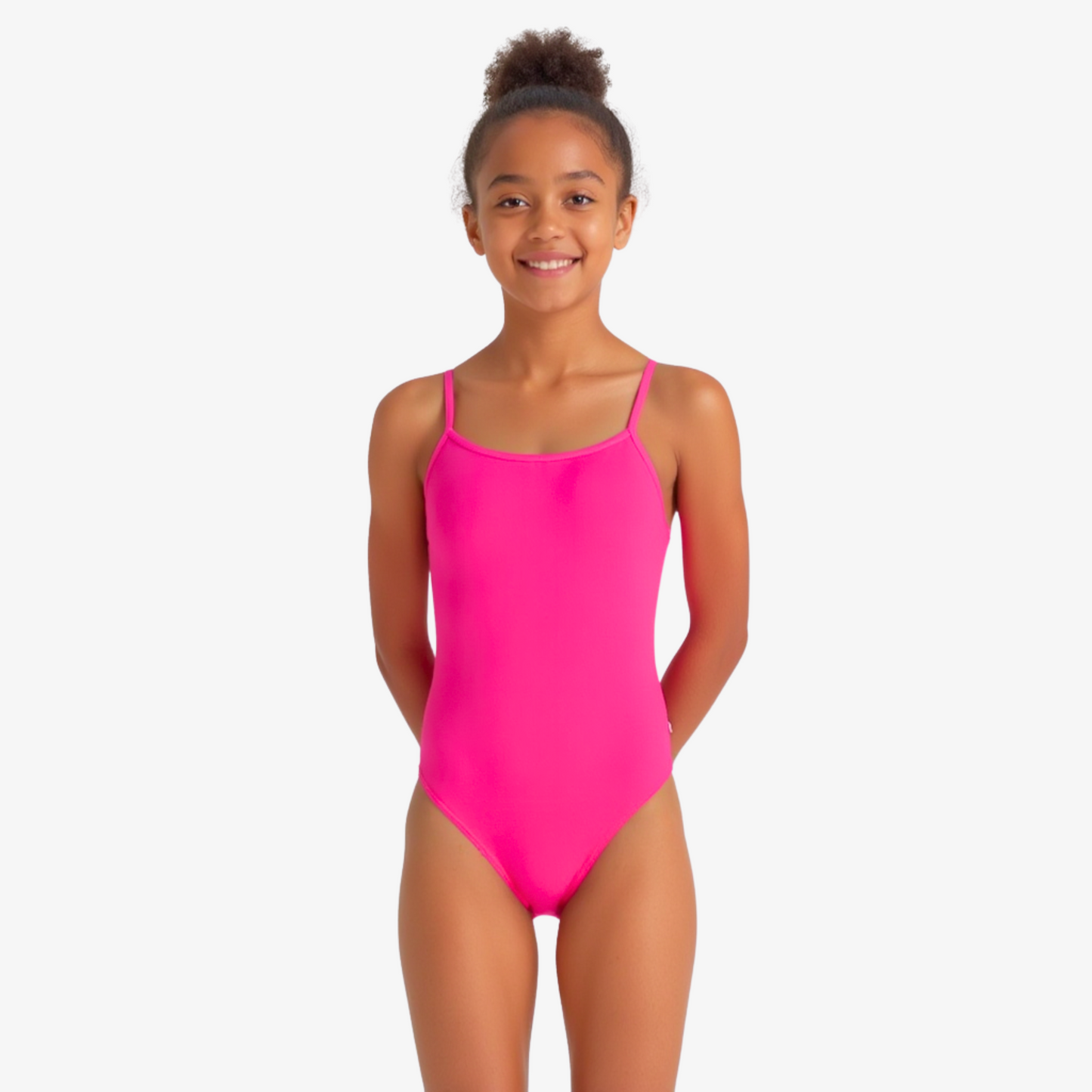 Norca Girls Flamingo Tieback Swimsuit