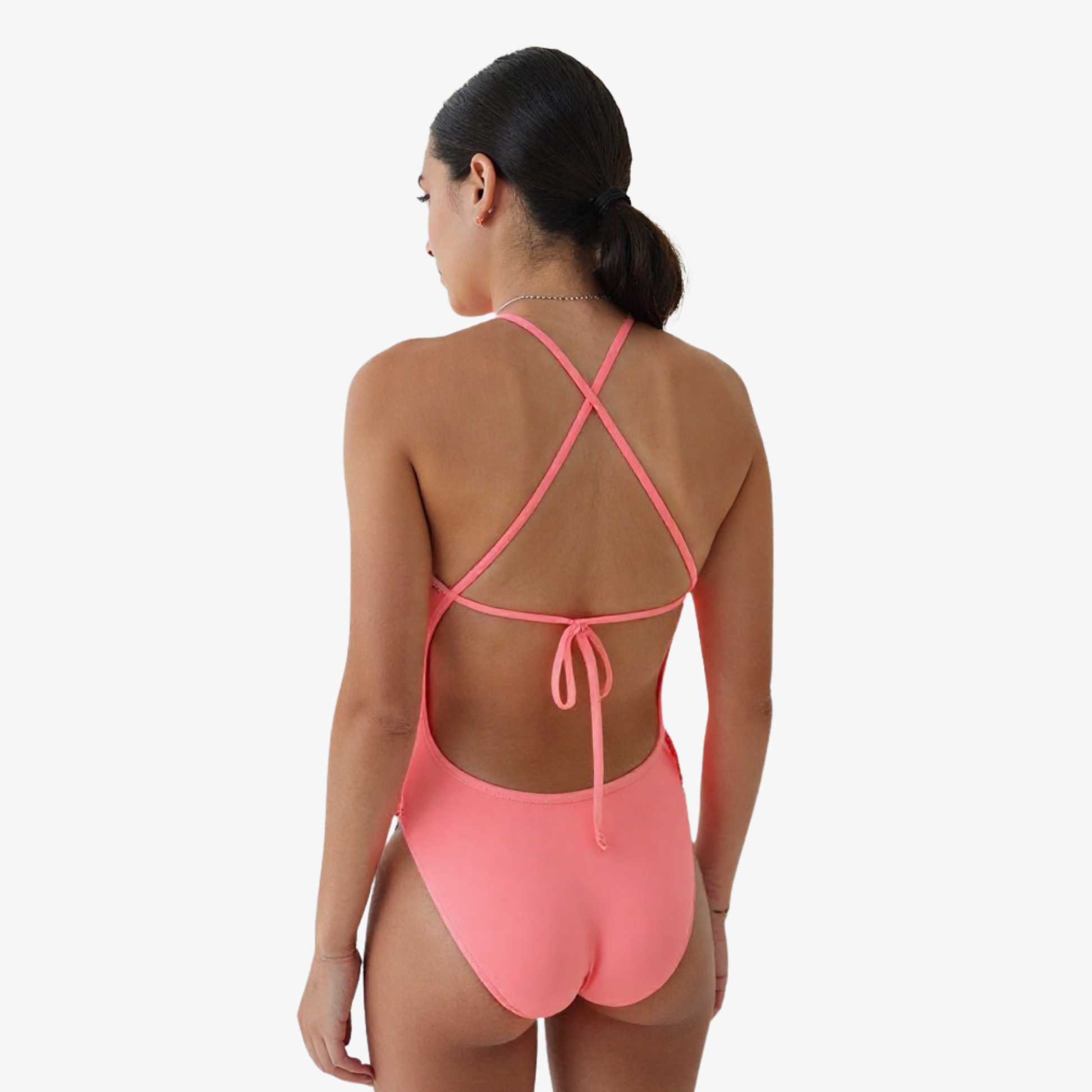 Coral Tieback Performance Swimwear by Norca Swim