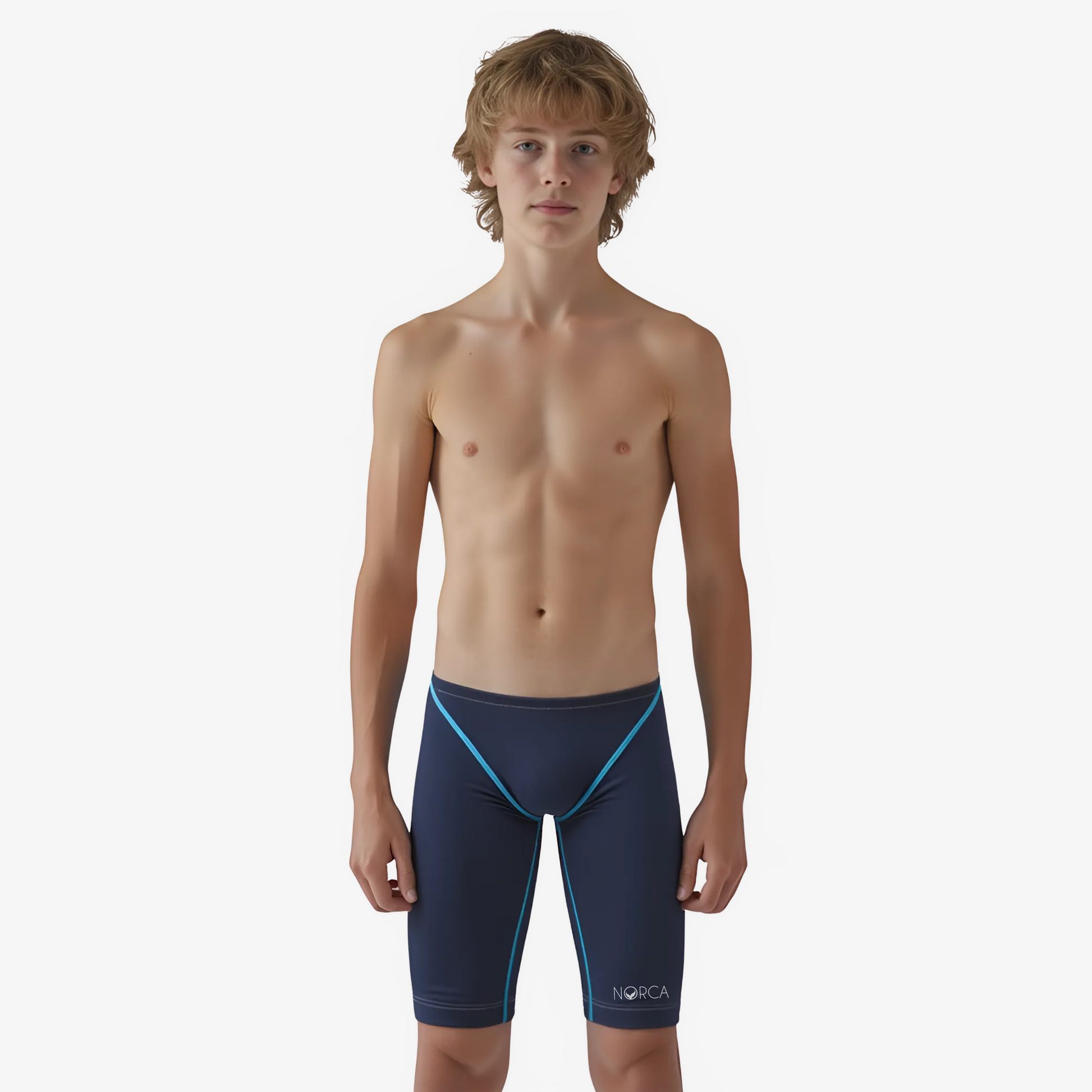 Norca StealthLine Men's Jammer - Indigo - Norca Athletic Swimwear | Norca Natation Inc.