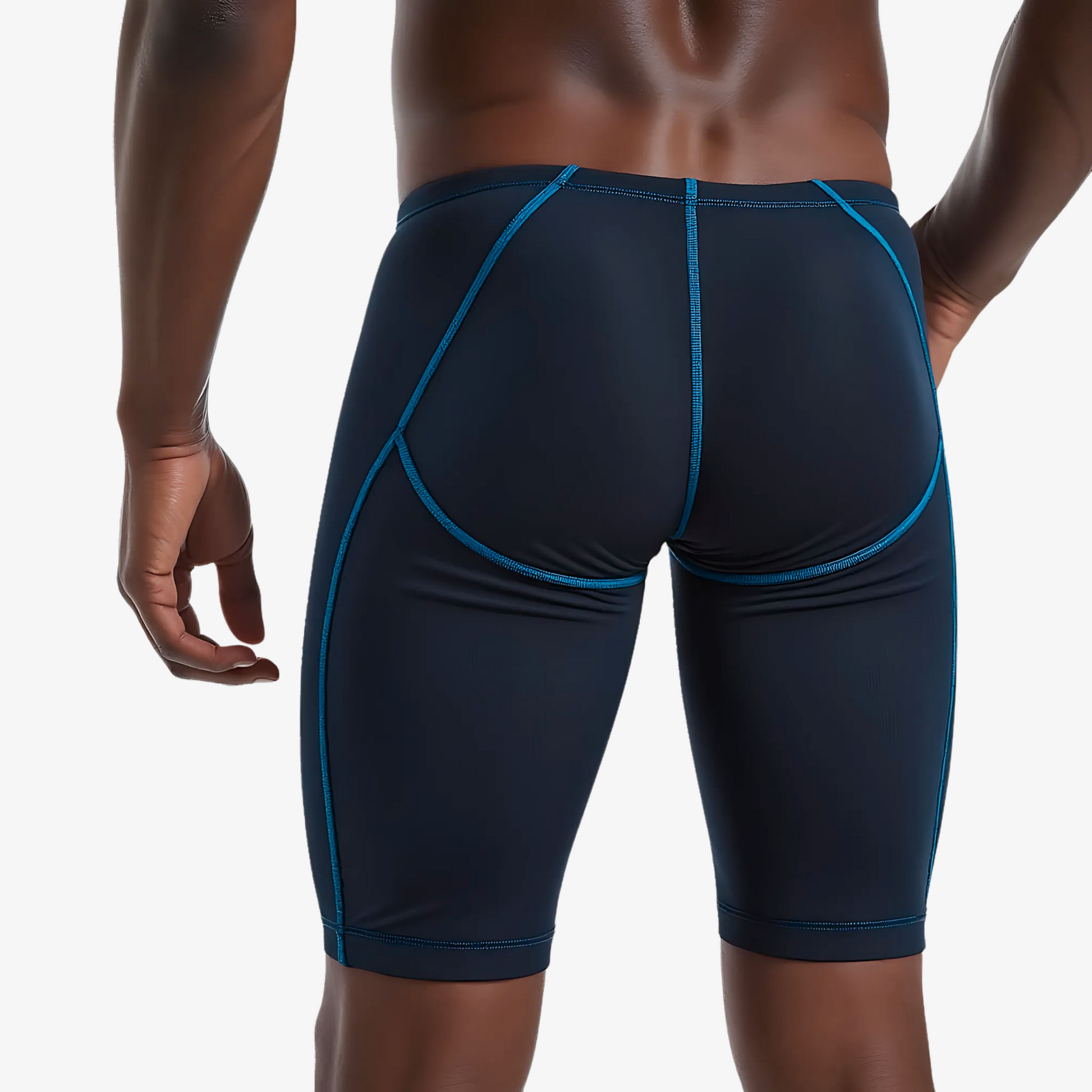 Norca StealthLine Men's Jammer - Indigo - Norca Athletic Swimwear | Norca Natation Inc.