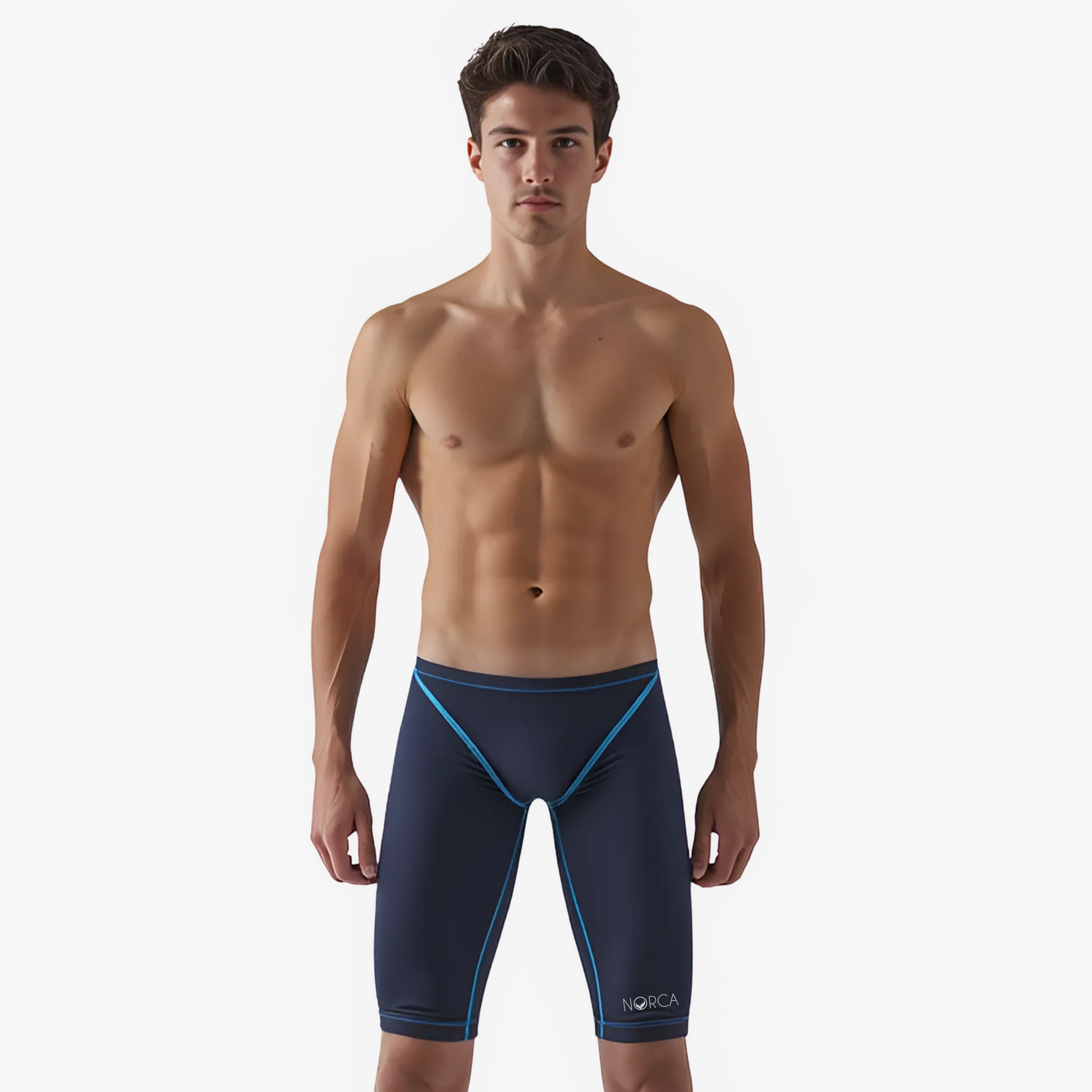 Norca StealthLine Men's Jammer - Indigo - Norca Athletic Swimwear | Norca Natation Inc.