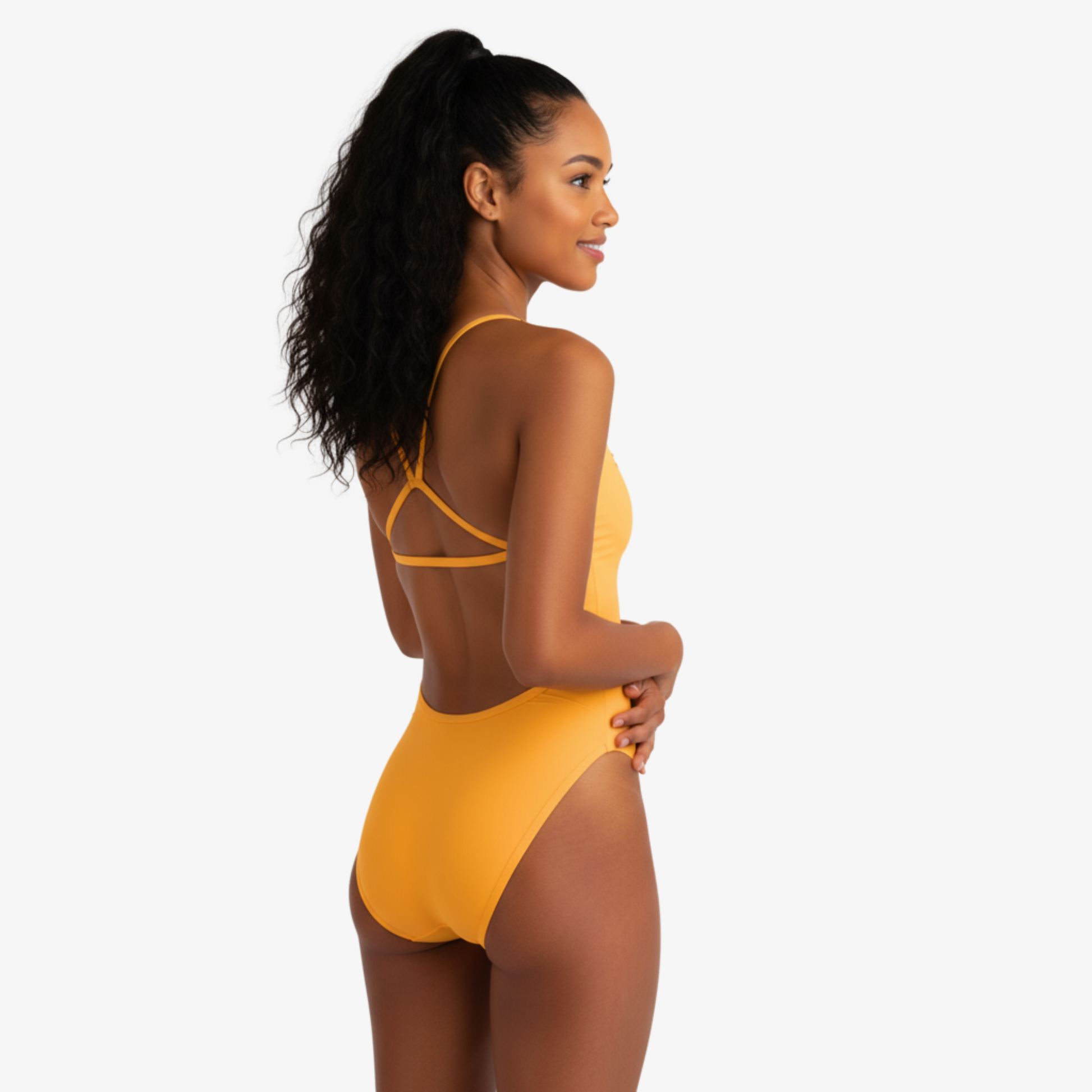 Sunset Open Back Performance Training Swimsuit by Norca - Norca Athletic Swimwear | Norca Natation Inc.