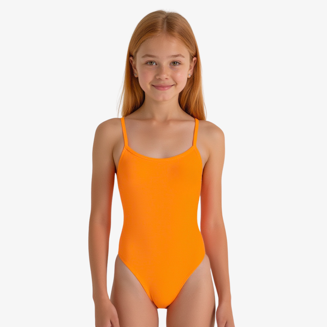 Norca Girls Sunset Open Back Training Swimsuit - Norca Athletic Swimwear | Norca Natation Inc.