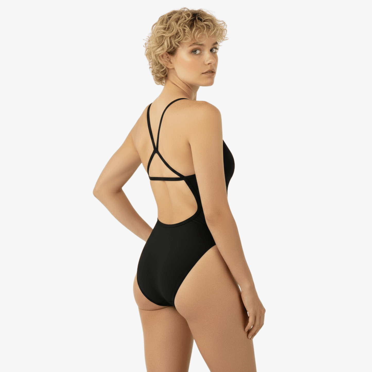 Onyx Open Back Performance Training Swimsuit by Norca - Norca Athletic Swimwear | Norca Natation Inc.