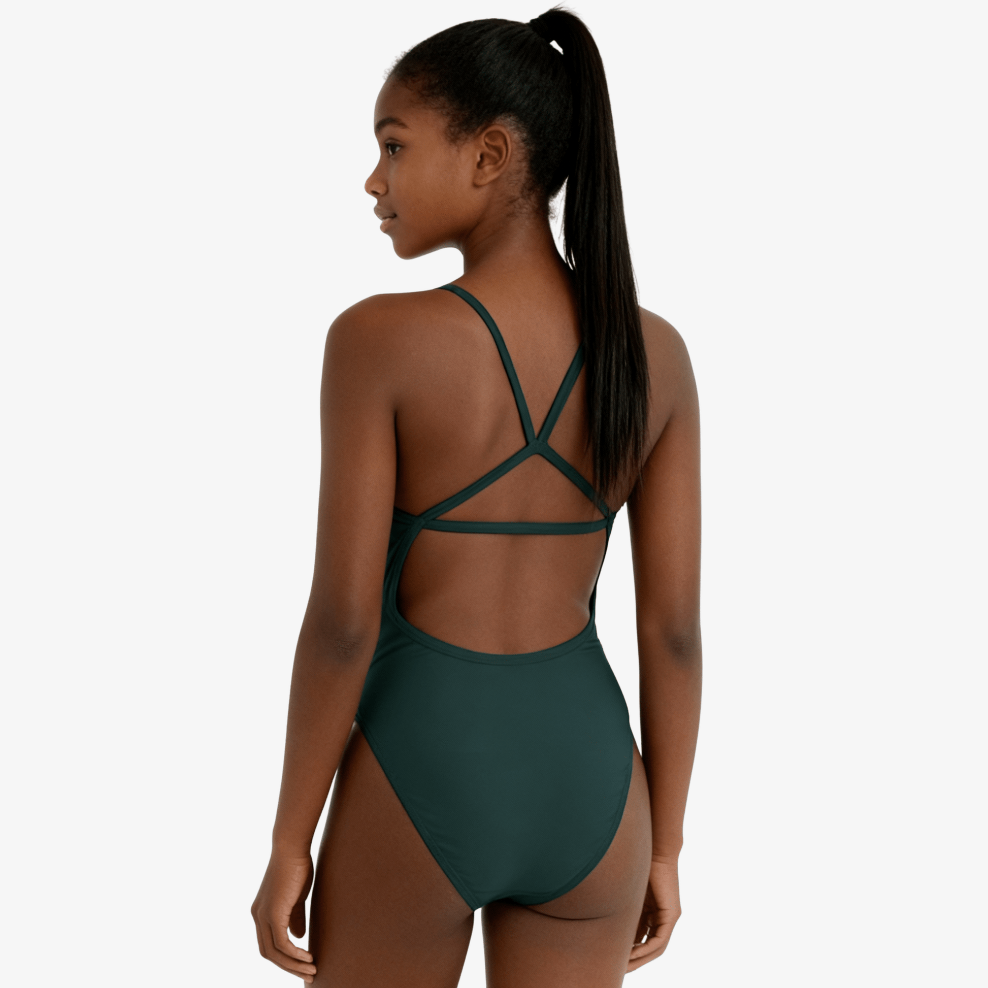 Palm Open Back Performance Training Swimsuit by Norca - Norca Athletic Swimwear | Norca Natation Inc.