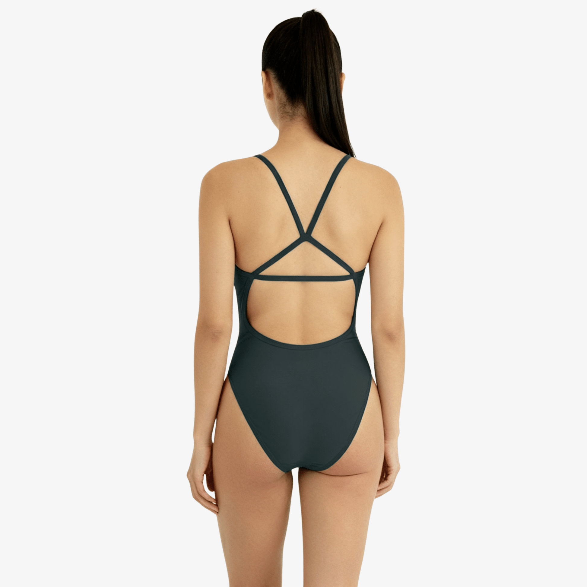Palm Open Back Performance Training Swimsuit by Norca - Norca Athletic Swimwear | Norca Natation Inc.